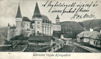 Vajdahunyad, vár / castle (vágott / cut)