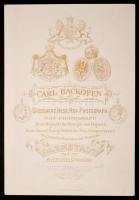 cca 1880 IV. Lajos hesseni nagyherceg (1837-1892) 1877-1892 között Hessen nagyherceg keményhátú kabi...