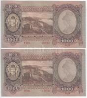 1943. 1000P (3x) sorszámkövetők T:I