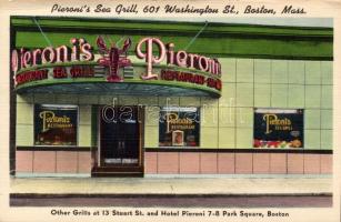 Boston, Pieronis Sea Grill; Washington Street 601 (fa)