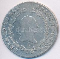 1803B 20kr Ag "I. Ferenc" T:2-,3