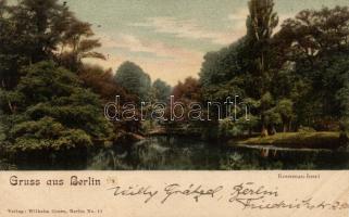 Berlin, Rousseau Insel / island, park