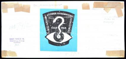 cca 1964 Dezső Pál (Kecskemét): Modern gimnasztika, feliratozott vintage fotóművészeti alkotás a sze...