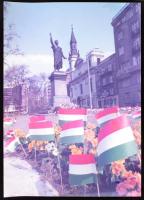 cca 1980 Magyar Alfréd: Március, feliratozott vintage fotó, 40x30 cm