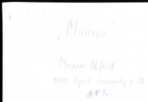 cca 1980 Magyar Alfréd: Március, feliratozott vintage fotó, 40x30 cm