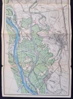 1929 A Duna felső magyarországi-felvidéki szakasza részletes településrajzzal térkép, 25x250cm /

...