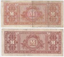 Német 3. Birodalom / Szövetséges megszállás 1944. 1/2M + 1M + 5M + 10M + 20M + 50M + 100M + 1000M T:...