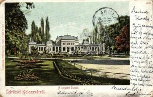 Kolozsvár, Cluj; Sétatéri kioszk / promenade kiosk (EK)