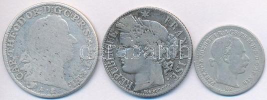 Vegyes: 1870KB 10kr Ag "Váltó Pénz" + Német Államok / Bajorország 1769. 10Kr Ag "III....