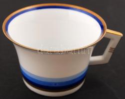 5 db Meisseni teás csésze és alj, jelzett, apró kopásokkal, jó állapotban