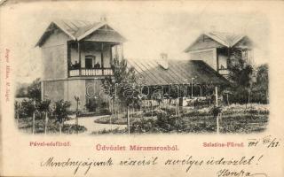 1901 Szlatinafüred, Slatina (Aknaszlatina, Máramaros); Pável sósfürdő / spa (EK)