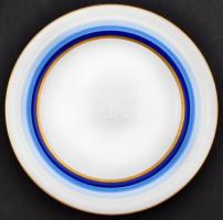 5 db Meisseni süteményes tányér, jelzett, kopásokkal, jó állapotban, d:19 cm