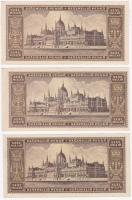 1946. 100.000.000P (3x) sorszámkövetők T:I,I-