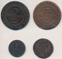 1800S 1kr Cu + 1812B,G 3kr Cu + 1881 1kr Cu T:2-,3