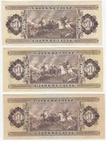 1975-1989. 50Ft (3xklf) + 1980. 20Ft (3x) T:III