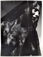 cca 1975 Németh Ottó: Tanulmány, feliratozott vintage fotóművészeti alkotás, 40x30 cm