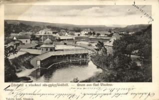 Vízakna, Salzburg, Ocna Sibiului; sósgyógyfürdő, kiadja Takáts Jenő / spa (EK)