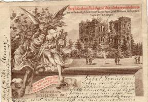 Düsseldorf Ausstellung 1902 Rüdesheim