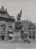 Radetzky marsall (1766-1858) emlékműve Prágában, 28x21 cm