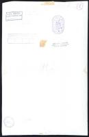 cca 1950 Illés József: Friss hóban, pecséttel jelzett, feliratozott vintage fotóművészeti alkotás, 4...