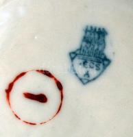 Zsolnay nefelejcs virágos bögre (2 db), jelzett, matricás, hibátlan, m:9 cm