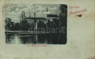 1899 Munkács, Mukacevo, Mukacheve; Szent Basil rendű zárda; kiadja Bertsik Emil / nunnery (EK)