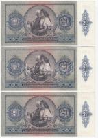 1941. 20P (3x) sorszámkövetők T:I,I-