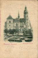 1899 Kassa, Dóm, Szabadság tér, Podleszny felvétele / dom, square (EK)