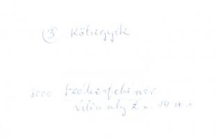 cca 1980 Kabáczy Szilárd: Kőhegyek, pecséttel jelzett, feliratozott vintage fotóművészeti alkotás, 3...