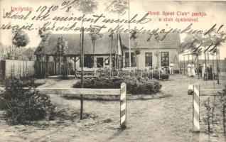 Ipolyság, Honti Sport Club parkja, klubépület / sport club (Rb)