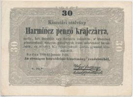 1849. 30kr "Kossuth bankó" T:III