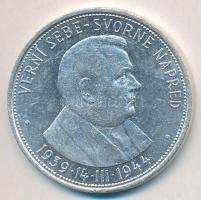 Szlovákia 1944. 50K Ag "Függetlenség 5. évfordulója" T:2,2- kis ph.
Slovakia 1944. 50 Kor...