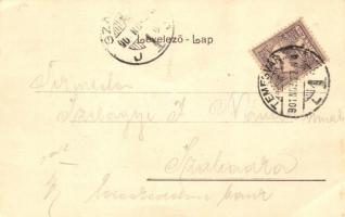 Temesvár, Jenő herceg tér; kiadja a Polatsek-féle könyvkereskedés / Square