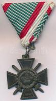 1942. "Tűzkereszt I. fokozata" hadifém kitüntetés modern mellszalaggal T:2,2-  Hungary 1942. "Hungarian Fire Cross 1st class" war metal decoration with modern ribbon C:XF,VF NMK 443var.