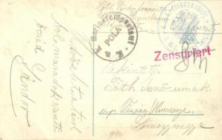 Die Wacht im Turm des Unterseebootes auf der Adria / K.u.K. navy propaganda