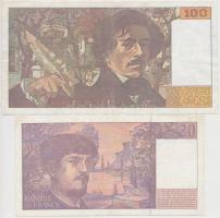 Franciaország 1990. 100Fr + 1997. 20Fr T:III
France 1990. 100 Francs + 1997. 20 Francs C:F