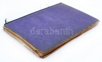 1918 Házalókönyv sok bejegyzéssel, pecséttel, kissé visletes állapotban, 17x12cm