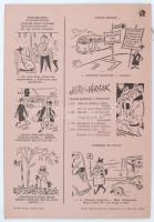 cca 1950-60 Mi utasok. 4 oldalas karton nyomtatvány, 25x17cm