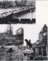 1945 Budapest a háború után, dr. Kunszt János (1892 -1960) korabeli felvételeiről készült 54 db mai ...