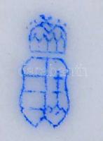 Herendi virág mintás bonbonier, kézzel festett, jelzett (koronás), hibátlan, d:9 cm