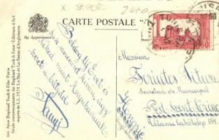 Bonnee Année / Happy New Year, romantic art postcard s: Xavier Sager (EB)