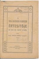 1922 A Tatai Kegyesrendi Főgimnázium értesítője az 1921-22. tanév végén, 26p