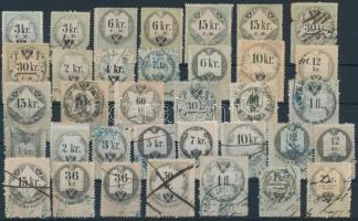 1854-1868 35 klf okmánybélyeg / 35 fiscal stamps