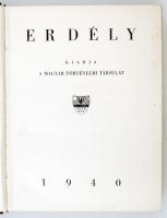 Deér József (szerk.): Erdély. 4db térképmelléklettel. Sok fotóval illusztrált kiadvány. Budapest, 19...