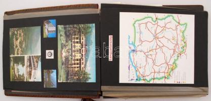 cca 1960 Fotóalbum: Csehszlovákia, Lengyelország, Nagy Britannia, stb, több száz fotó