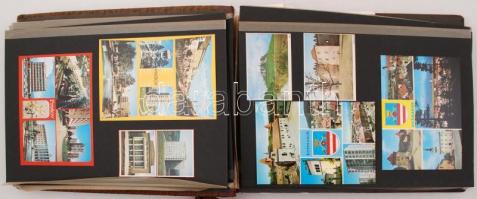 cca 1960 Fotóalbum: Csehszlovákia, Lengyelország, Nagy Britannia, stb, több száz fotó