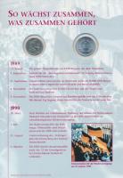 NDK 1982. 50Pf + NSZK 1990. 50pf "Út a német egységhez" kartonlapon bélyeggel + NDK 1989. ...