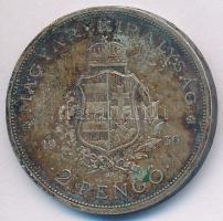 1936. 2P Ag "Liszt Ferenc" T:2- patina