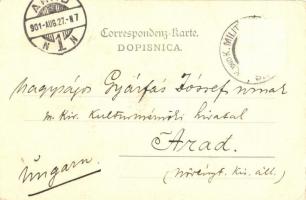 Sarajevo, Advertisement maintenance 'Agentur Nationale Unfall-Versicherung' (Rb)