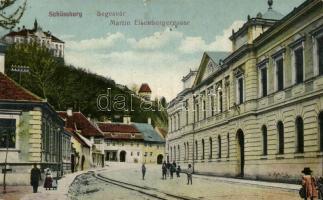 Segesvár, Sighisoara; Martin Eisenburgergasse / street (EK)